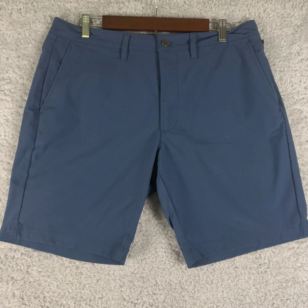 UNTUCKIT Mens Shorts Size 34 CHANCELLOR Casual‎ Blue Golf Preppy Chino